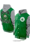 Men's Celtics New Era Green Throwback Varsity Jacket