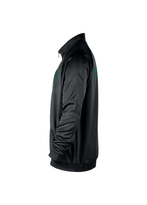 Men's Boston Celtics Nike Black Courtside Pique Club Full-Zip Track Jacket 2 Men's Boston Celtics Nike Black Courtside Pique Club Full-Zip Track Jacket