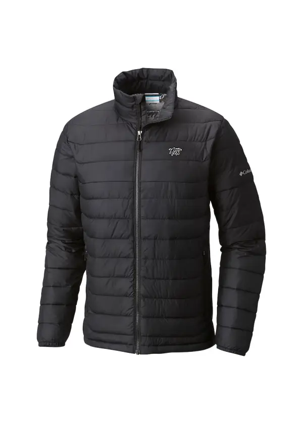 Men's Brooklyn Nets Columbia Black Powder Lite Omni-Heat Reflective Full-Zip Jacket 1 Details Product ID: 202510169 Brand: Columbia Imported Screen print graphics on left chest Elastic cuffs and hem with adjustable toggles for a secure fit Mock neck with zipper garage to protect the neck Two zippered front pockets and two interior pockets for storing small items Quilted design Water-resistant fabric Midweight jacket suitable for moderate temperatures Thermaratorâ„¢ synthetic down traps warmth and retains heat even when wet Material: 100% Polyester Long sleeve Machine wash, tumble dry low Full Zip Omni-Heatâ„¢ Reflective technology reflects and retains body heat for enhanced lightweight warmth Officially licensed