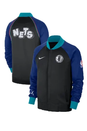 Men's Nets Nike 2023/24 Showtime Full-Zip Jacket