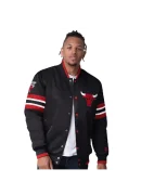 Men's Hornets Starter Purple Rush Track Jacket