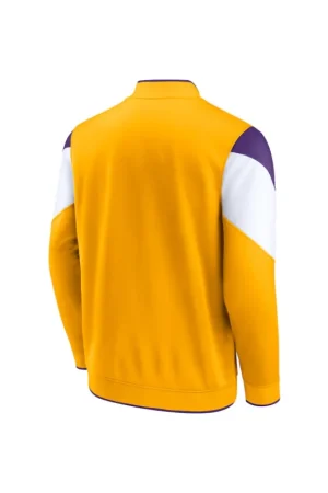 Men's Los Angeles Lakers Fanatics Gold/Purple League Best Performance Full-Zip Top