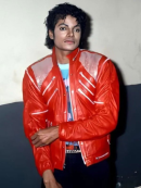 Michael Jackson Beat It Red Leather Jacket