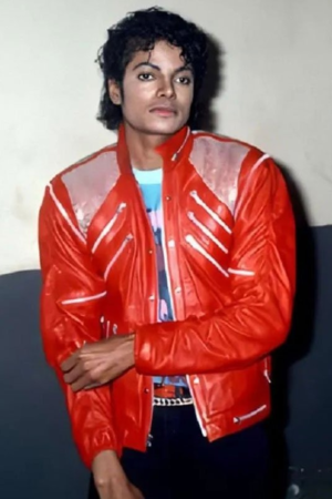 Michael Jackson Beat It Red Leather Jacket