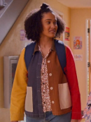 Never Have I Ever S04 Fabiola Torres Multi Color Jacket