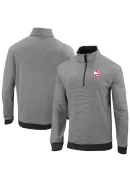Men's Atlanta Hawks Columbia Black Omni-Wick Even Lie Quarter-Zip Pullover