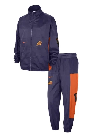 Men's Phoenix Suns Nike Black 2023/24 City Edition Courtside Starting Five Full-Zip Jacket & Pants Set