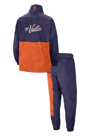 Men's Phoenix Suns Nike Black 2023/24 City Edition Courtside Starting Five Full-Zip Jacket & Pants Set