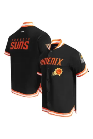 Men's Phoenix Suns Pro Standard Black Classic Warm-Up Full-Snap Jacket