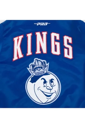 Men's Sacramento Kings Pro Standard Blue 2024/25 City Edition Chenille Satin Full-Snap Jacket