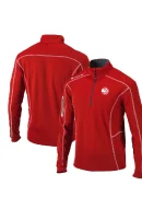Men's Hawks Columbia Red Quarter-Zip Pullover Jacket