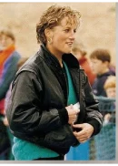 Princess Diana Leather Jacket-`