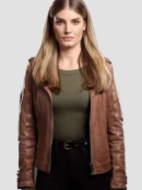 Quantum Leap Caitlin Bassett Brown Jacket