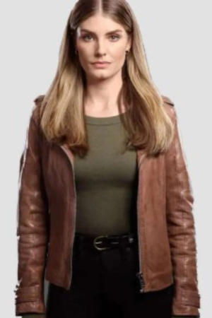 Quantum Leap Caitlin Bassett Brown Jacket