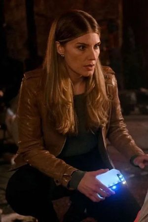 Quantum Leap Caitlin Bassett Leather Jacket