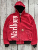 Red Marlboro Carhartt Jacket