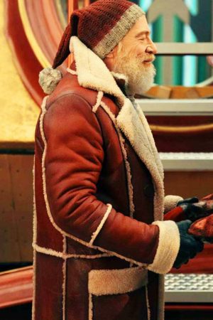 Red One J.K. Simmons Leather Coat
