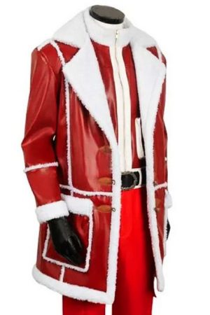 Red One J.K. Simmons Leather Coat