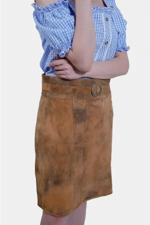 Rustic Lederhosen Skirt
