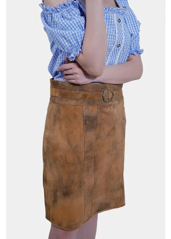 Rustic Lederhosen Skirt 2 Rustic Lederhosen Skirt