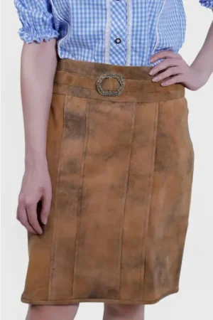 Rustic Lederhosen Skirt