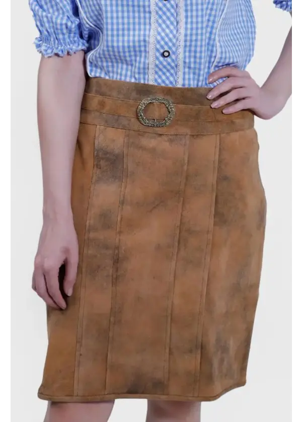 Rustic Lederhosen Skirt 1 Rustic Lederhosen Skirt