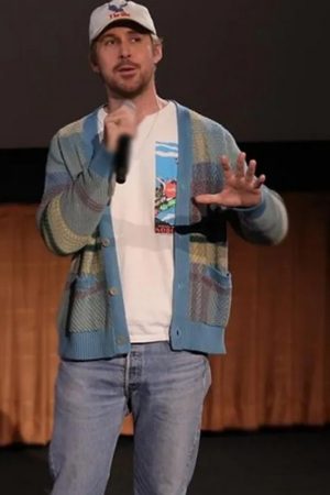 Get Ryan Gosling’s effortlessly cool look with The Fall Guy Cardigan. Inspired by his laid-back style in the 2024 film, this cozy piece adds star power to any outfit!