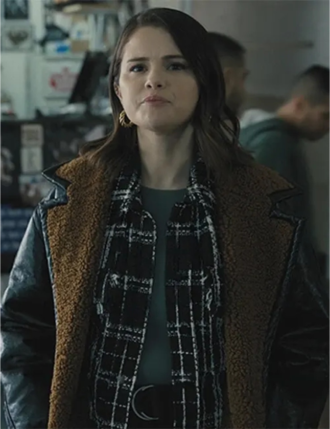 Selena Gomez Only Murders in the Building Coat 1 Selena Gomez Only Murders in the Building Coat