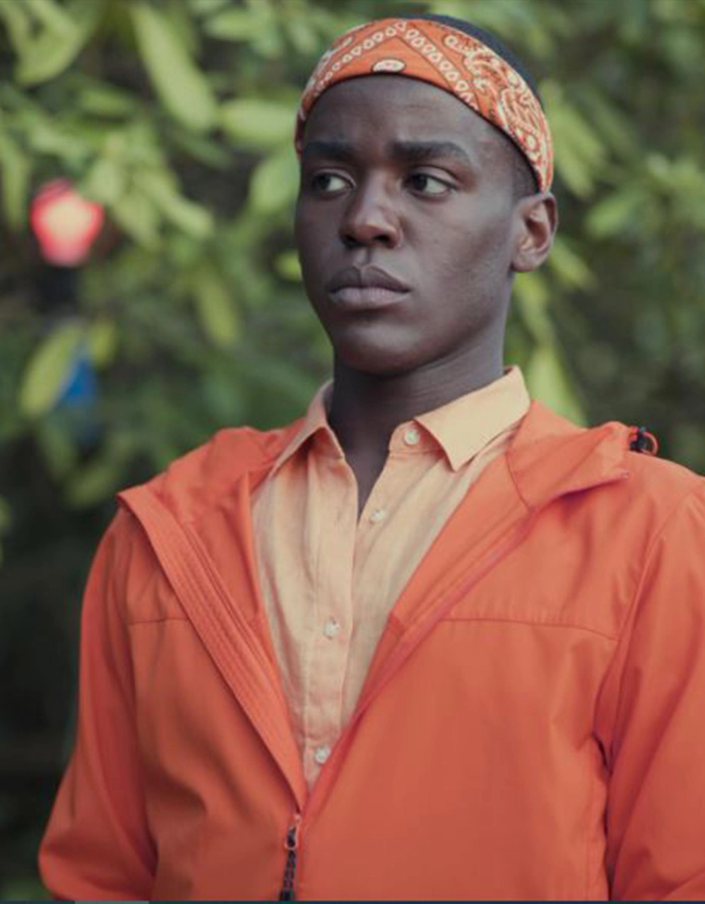Sex Education S04 2023 Eric Effiong Orange Hooded Jacket 1 Sex-Education-S04-Eric-Effiong-Orange-Jacket__96562