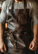 SizzleGrill Leather Apron