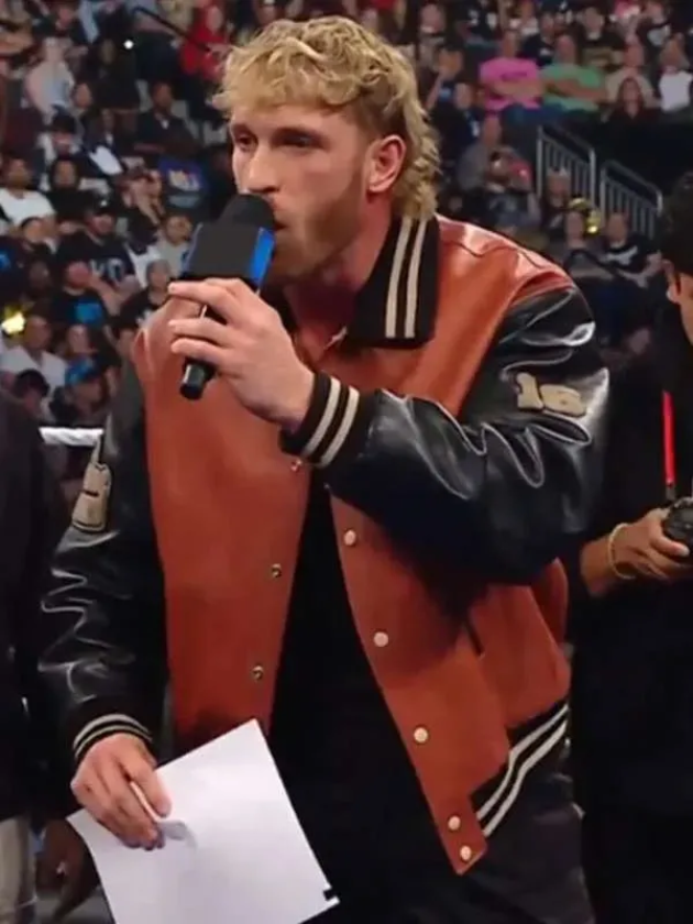 SmackDown 2024 Logan Paul Bomber Jacket 1 SmackDown 2024 Logan Paul Bomber Jacket