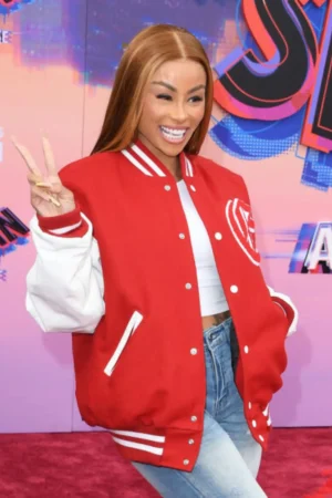 Spider Man Across The Spider-Verse Premiere Blac Chyna Jacket