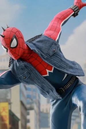 Spider-Man: Across the Spider-Verse Spider-Punk Denim Vest