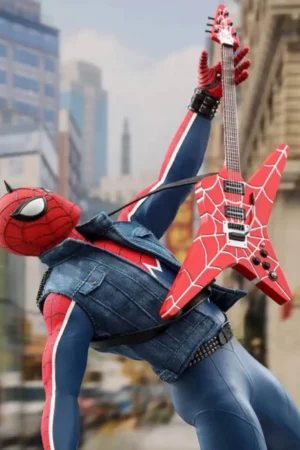 Spider-Man: Across the Spider-Verse Spider-Punk Denim Vest