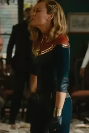 The Marvels Brie Captain Marvel Jacket