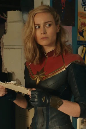 The Marvels Brie Captain Marvel Jacket