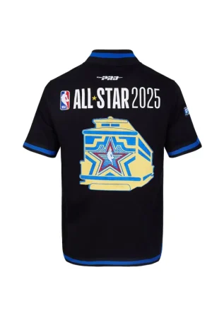 Unisex 2025 NBA All-Star Game Pro Standard Black Full-Snap Warm-Up Jacket