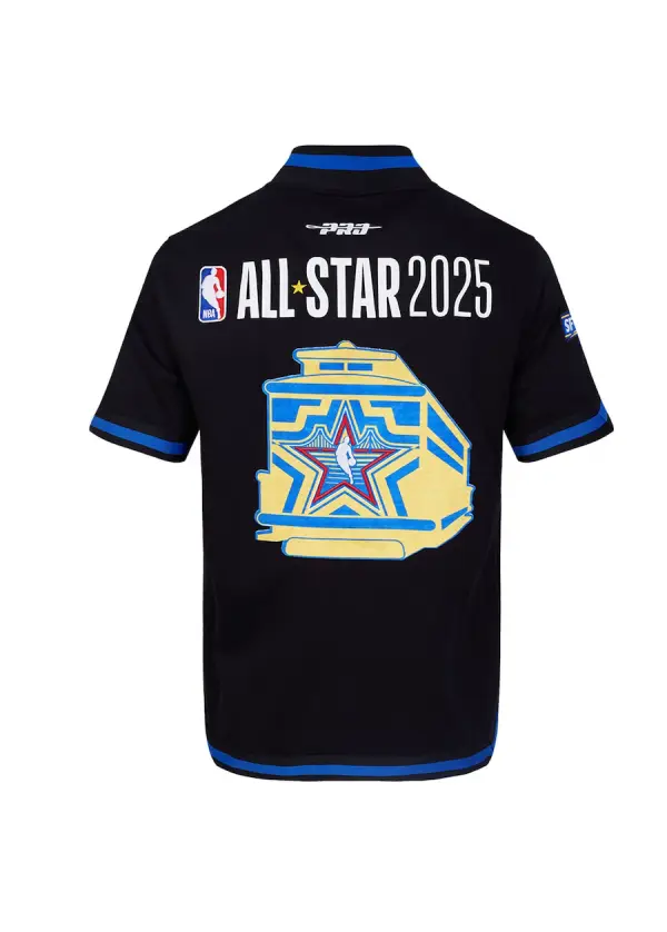 Unisex 2025 NBA All-Star Game Pro Standard Black Full-Snap Warm-Up Jacket 2 Unisex 2025 NBA All-Star Game Pro Standard Black Full-Snap Warm-Up Jacket