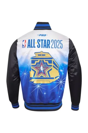 Unisex 2025 NBA All-Star Game Pro Standard Black Satin Jacket
