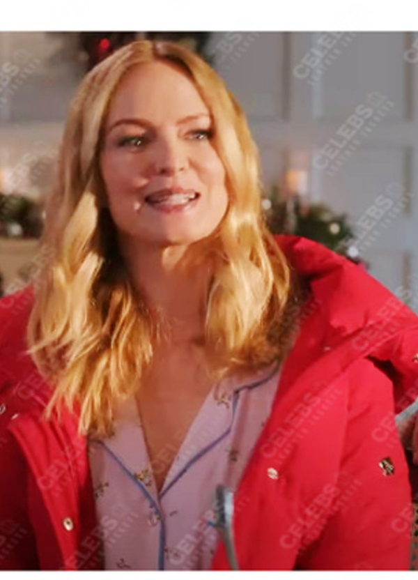 Heather Graham Best Christmas Ever Red Jacket 2 Heather Graham Best Christmas Ever Red Jacket - Image 2