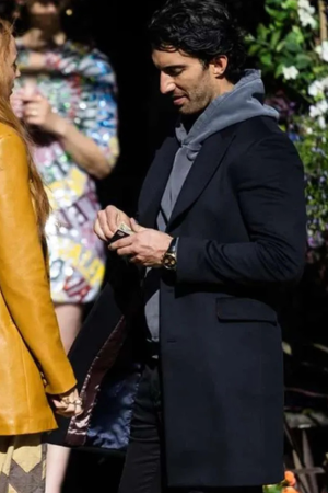 Justin Baldoni It Ends with Us Black Coat