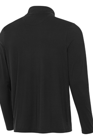 Men's Antigua Black Cincinnati Reds Content Quarter-Zip Top