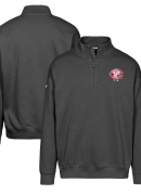 Men's Levelwear Black Cincinnati Reds Murray Core Logo Quarter-Zip Pullover Top