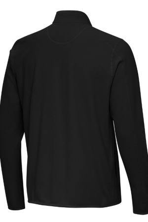 Men's Antigua Black Cincinnati Reds Step Up Quarter-Zip Pullover