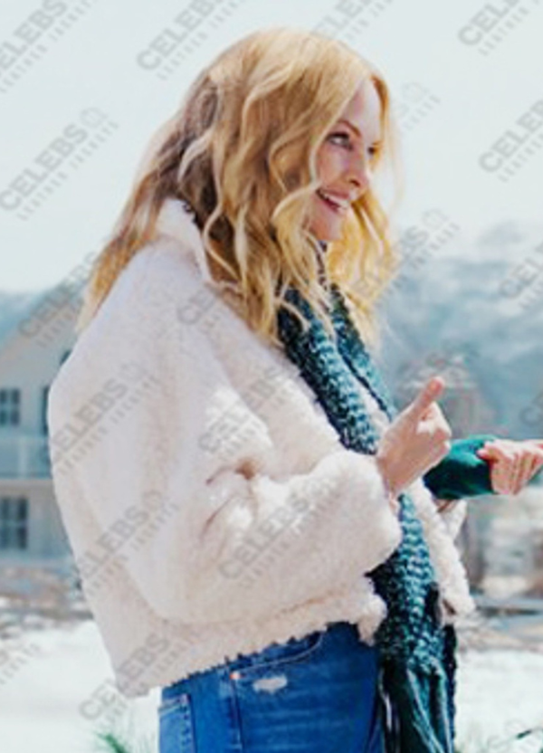 Best Christmas Ever Charlotte White Fur Jacket 2 Best Christmas Ever Charlotte White Fur Jacket - Image 2