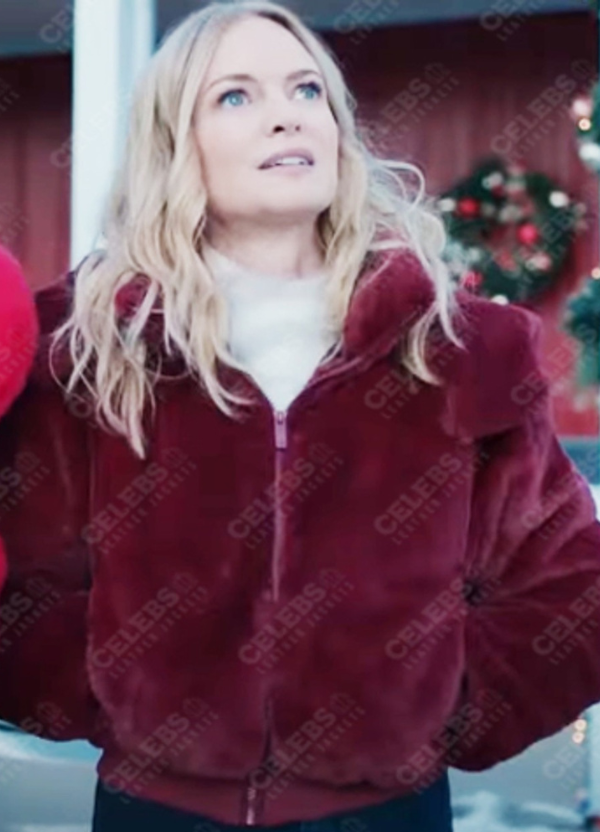 Charlotte Sanders Best Christmas Ever Maroon Jacket 1 Charlotte Sanders Best Christmas Ever Maroon Jacket