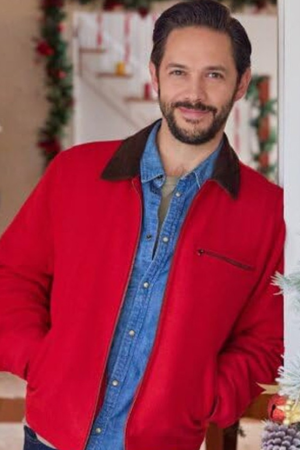 Where Are You Christmas 2023 Michael Rady Red Jacket