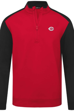 Men's Levelwear Red Cincinnati Reds Insignia 2.0 Quarter-Zip Pullover Top