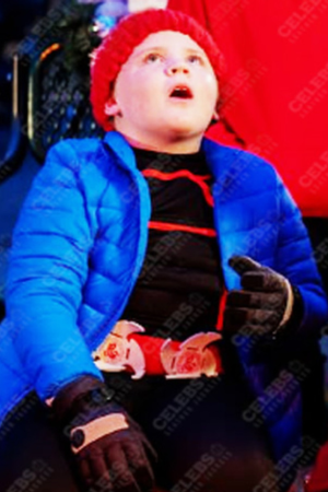 Wyatt Hunt Best Christmas Ever Blue Jacket