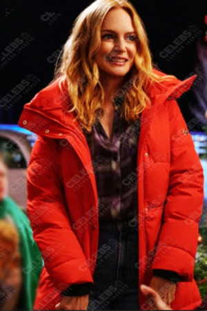 Heather Graham Best Christmas Ever Red Jacket